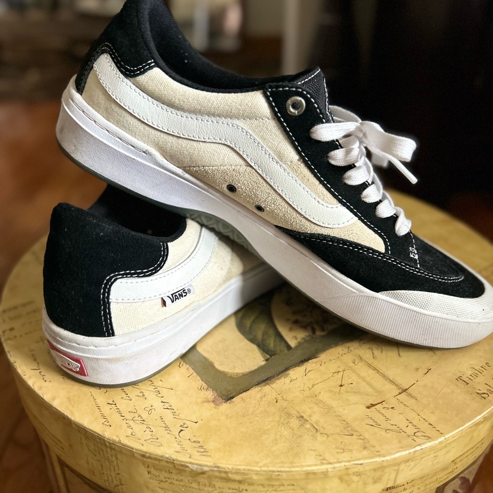 Vans Black and White Sneakers